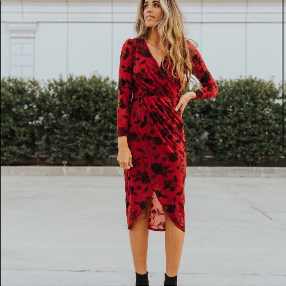 Ivy City Co Scarlet Dress